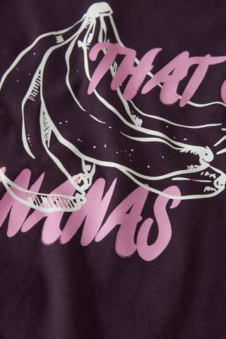 T-shirt en coton biologique - Violet - Name It