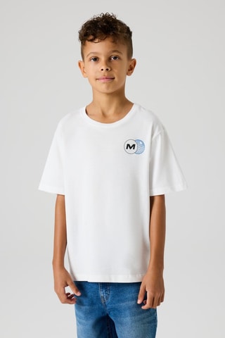 T-shirt en coton biologique - Blanc - Name It