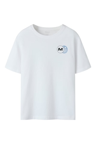 T-shirt en coton biologique - Blanc - Name It