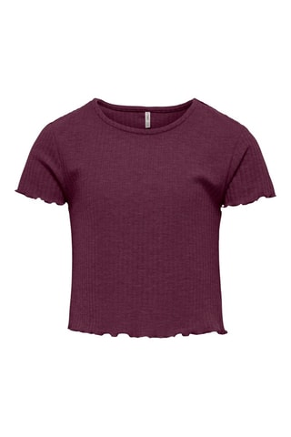 T-shirt - Bordeaux - Kids Only Girl
