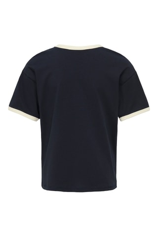 T-shirt en coton biologique - Bleu nuit - Kids Only Girl