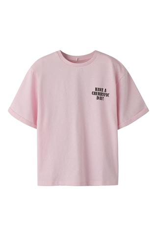 T-shirt en coton biologique - Rose - Name It