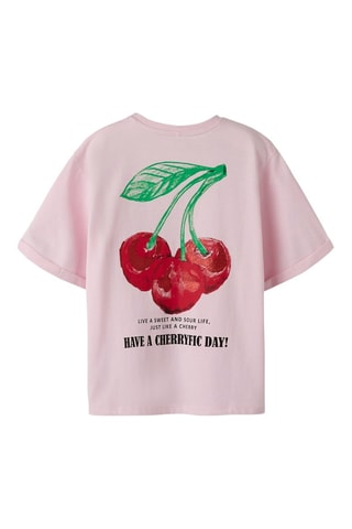 T-shirt en coton biologique - Rose - Name It