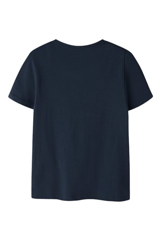 T-shirt en coton biologique - Bleu marine - Name It