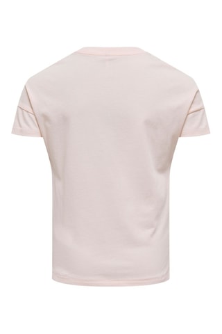 T-shirt en coton biologique - Rose pâle - Kids Only Girl