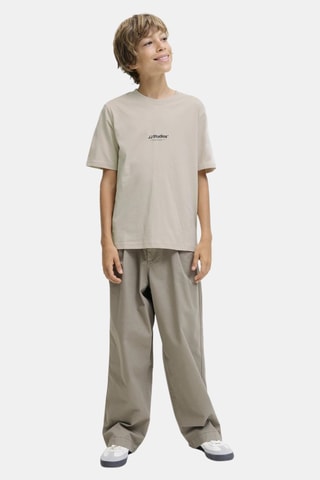 T-shirt en coton biologique - Beige - Jack&Jones Junior
