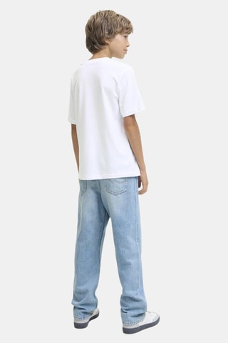 T-shirt en coton biologique - Blanc - Jack&Jones Junior