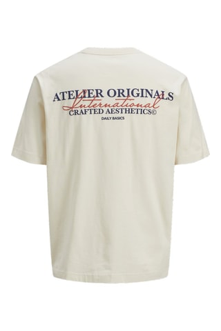 T-shirt - Ecru - Jack&Jones Junior
