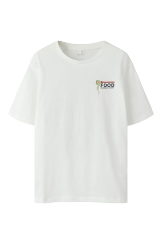 T-shirt en coton biologique - Blanc - Name It