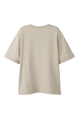 T-shirt en coton biologique - Beige - Name It