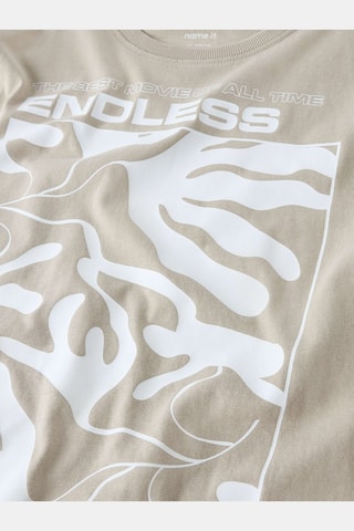 T-shirt en coton biologique - Beige - Name It