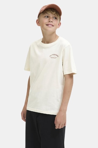 T-shirt relaxed  - Jack&Jones -  Ecru