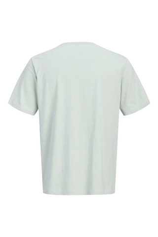 T-shirt regular en coton biologique  -  Gris clair - Jack&Jones