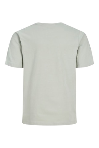 T-shirt regular en coton biologique  -  Gris clair - Jack&Jones