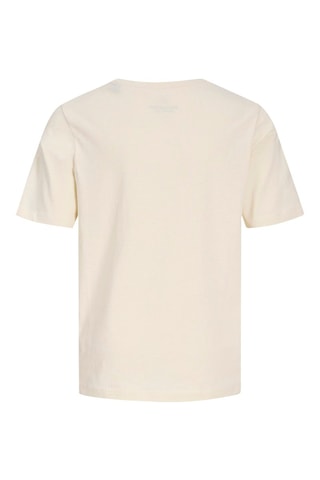T-shirt regular en coton biologique  - Jack&Jones -  Blanc