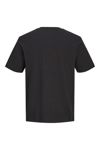 T-shirt regular en coton biologique  - Jack&Jones -  Noir