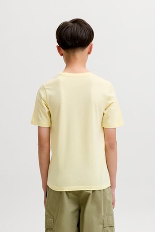 T-shirt regular en coton biologique  - Jack&Jones -  Jaune