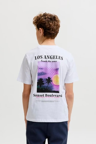T-shirt relaxed  - Jack&Jones -  Blanc