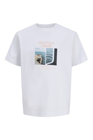 T-shirt relaxed  - Jack&Jones -  Blanc