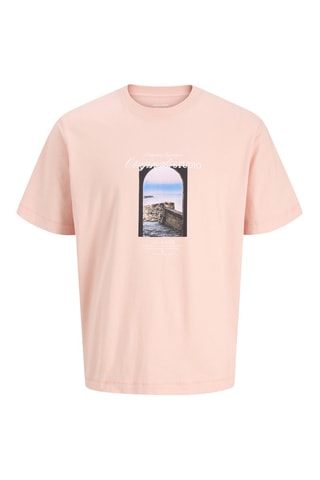 T-shirt relaxed  - Jack&Jones -  Saumon