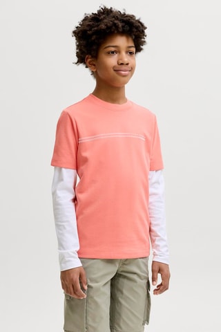 T-shirt relaxed  - Jack&Jones -  Corail