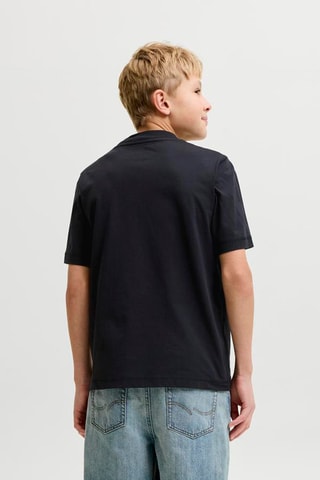 T-shirt relaxed en coton biologique  -  Noir - Jack&Jones