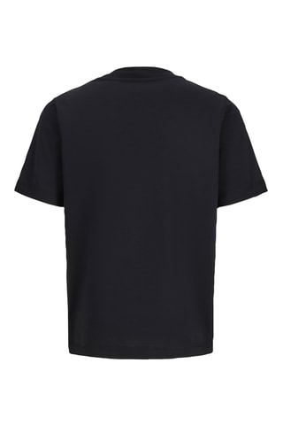 T-shirt relaxed en coton biologique  -  Noir - Jack&Jones