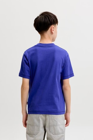 T-shirt relaxed en coton biologique  -  Bleu roi - Jack&Jones