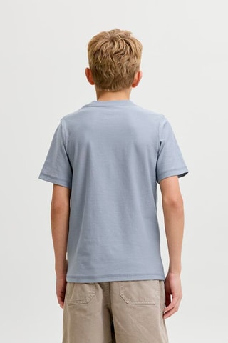 T-shirt regular en coton biologique  -  Ciel - Jack&Jones