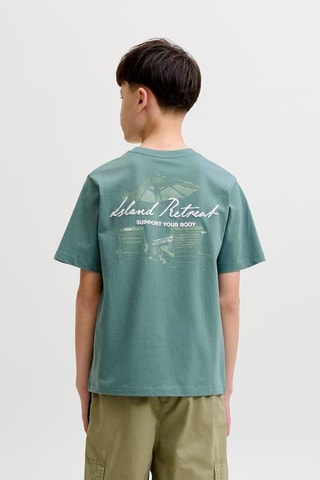 T-shirt loose  - Jack&Jones -  Vert