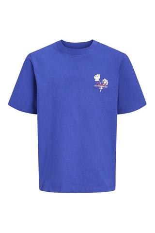 T-shirt relaxed  - Jack&Jones -  Bleu cobalt