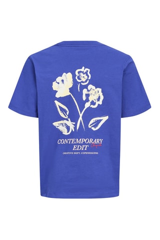 T-shirt relaxed  - Jack&Jones -  Bleu cobalt