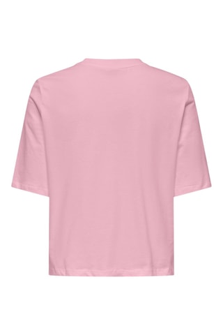 T-shirt en coton biologique - Rose - Only