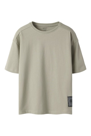 T-shirt en coton biologique - Gris - Name It