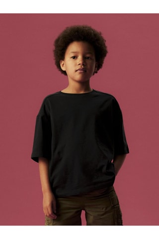 T-shirt en coton biologique - Anthracite - Name It