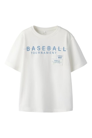 T-shirt en coton biologique - Blanc - Name It
