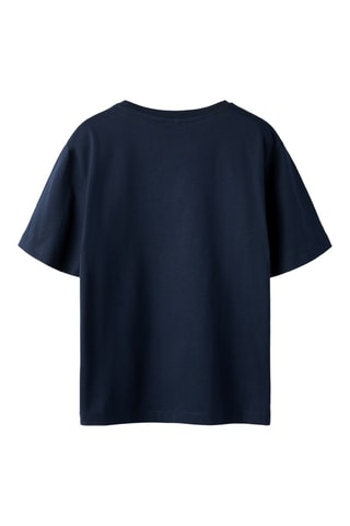T-shirt en coton biologique - Bleu marine - Name It