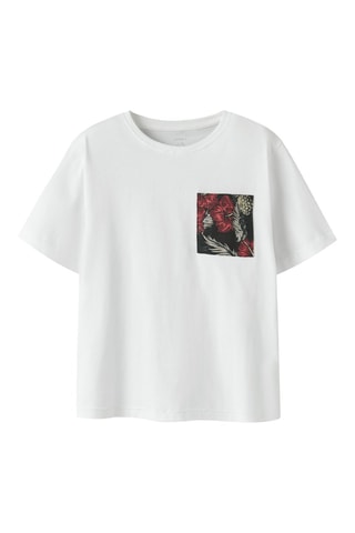 T-shirt en coton biologique - Blanc - Name It