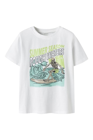 T-shirt en coton biologique - Blanc - Name It