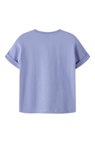 T-shirt en coton biologique - Mauve - Name It