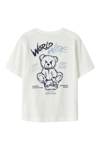 T-shirt en coton biologique - Ecru - Name It