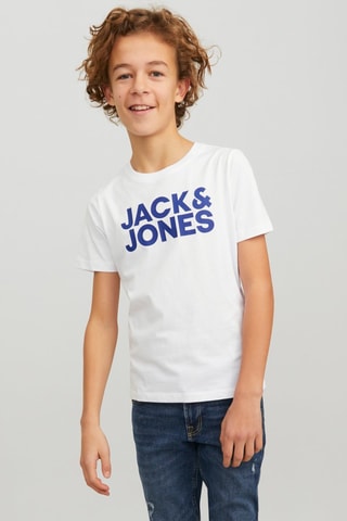 2 t-shirts en coton biologique - Bleu marine - Jack&Jones