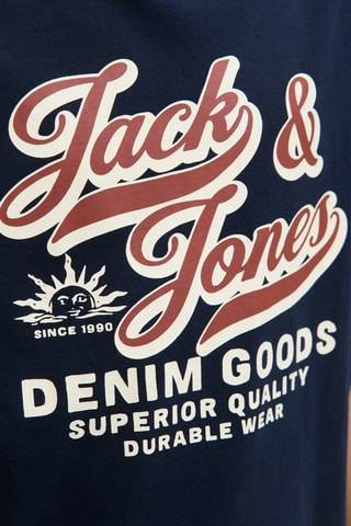 T-shirt en coton biologique - Bleu marine - Jack & Jones