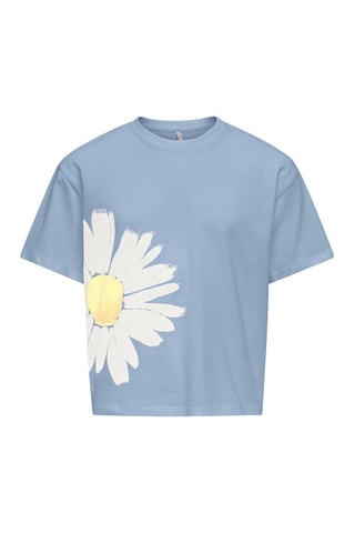 T-shirt regular en coton biologique  -  Ciel - Kids Only Girl