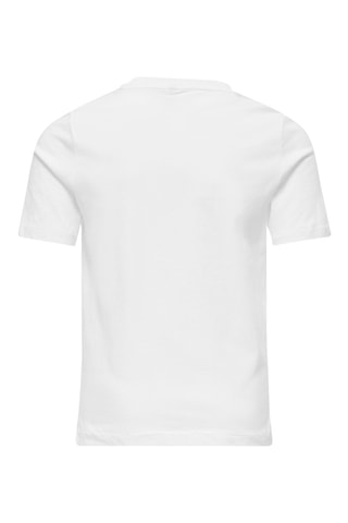 T-shirt regular en coton biologique  -  Blanc - Kids Only Girl