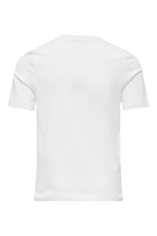 T-shirt regular en coton biologique  -  Blanc - Kids Only Girl