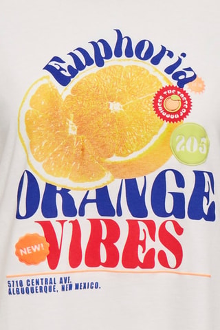 T-shirt regular en coton biologique  -  Blanc - Kids Only Girl