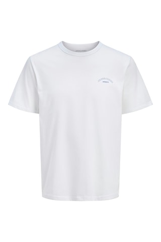T-shirt en coton biologique - Blanc - Jack & Jones
