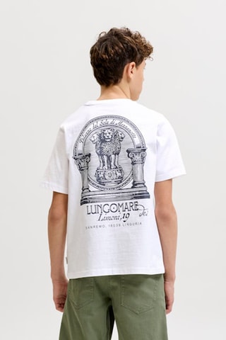 T-shirt loose  - Jack&Jones -  Blanc