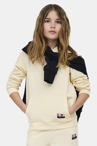 Sweat à capuche - Blanc - Only